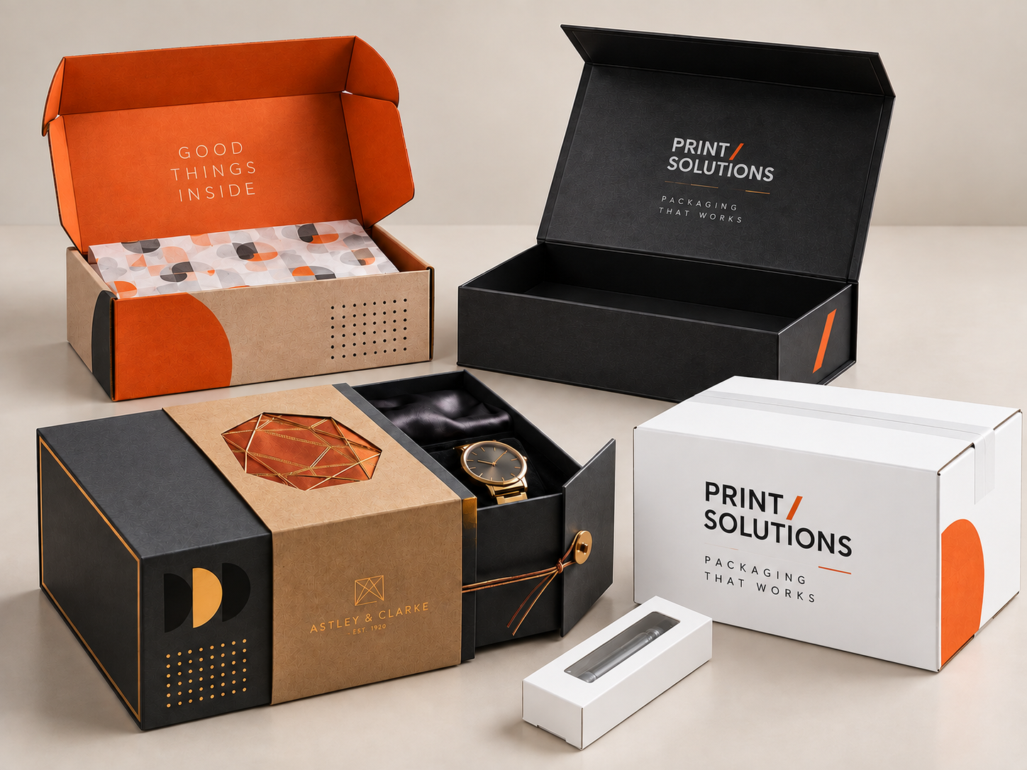 Bespoke branded packaging and custom manufactured boxes